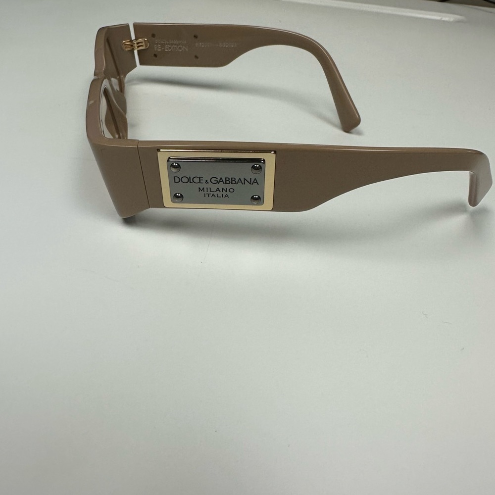 Dolce & Gabbana Re-edition Camel Color Rectangular Made In Italy, Authentic. - Picture 5 of 7